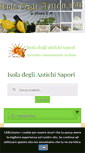 Mobile Screenshot of isoladegliantichisapori.it